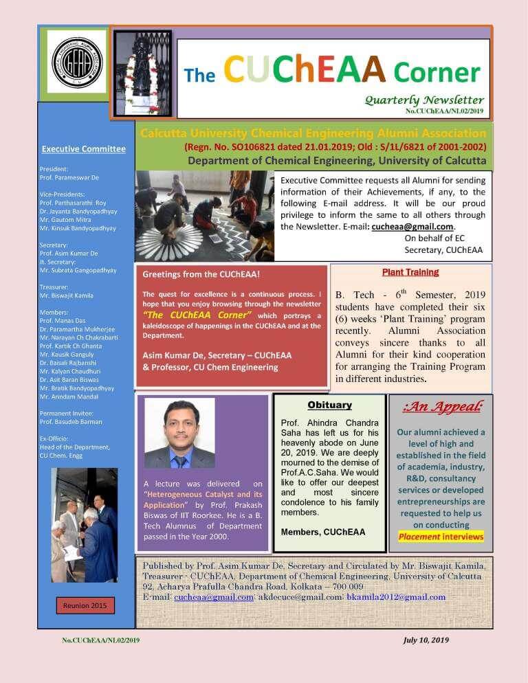 Newsletter Page 1